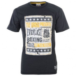 Everlast Distress Boxing T Shirt Mens